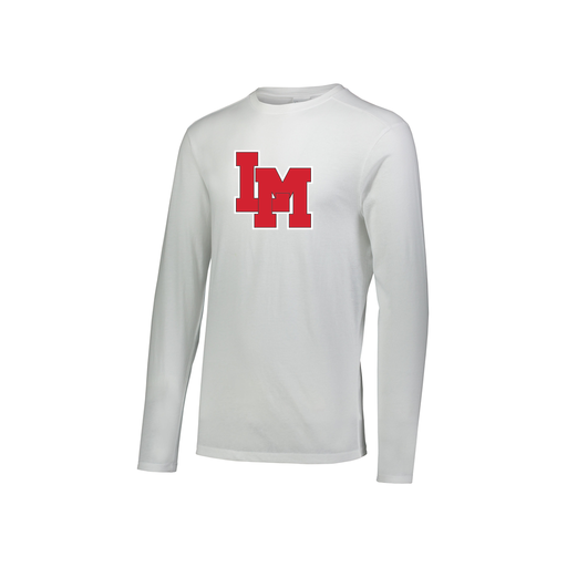 [FTLCUBWH-YS-LOGO1] Decker Youth Tri-Blend T-Shirt - Long Sleeve (Youth S, White, Logo 1)